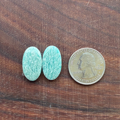 Amazonite - Cabochon Pair - Oval - Teardrop - Marquise - Round