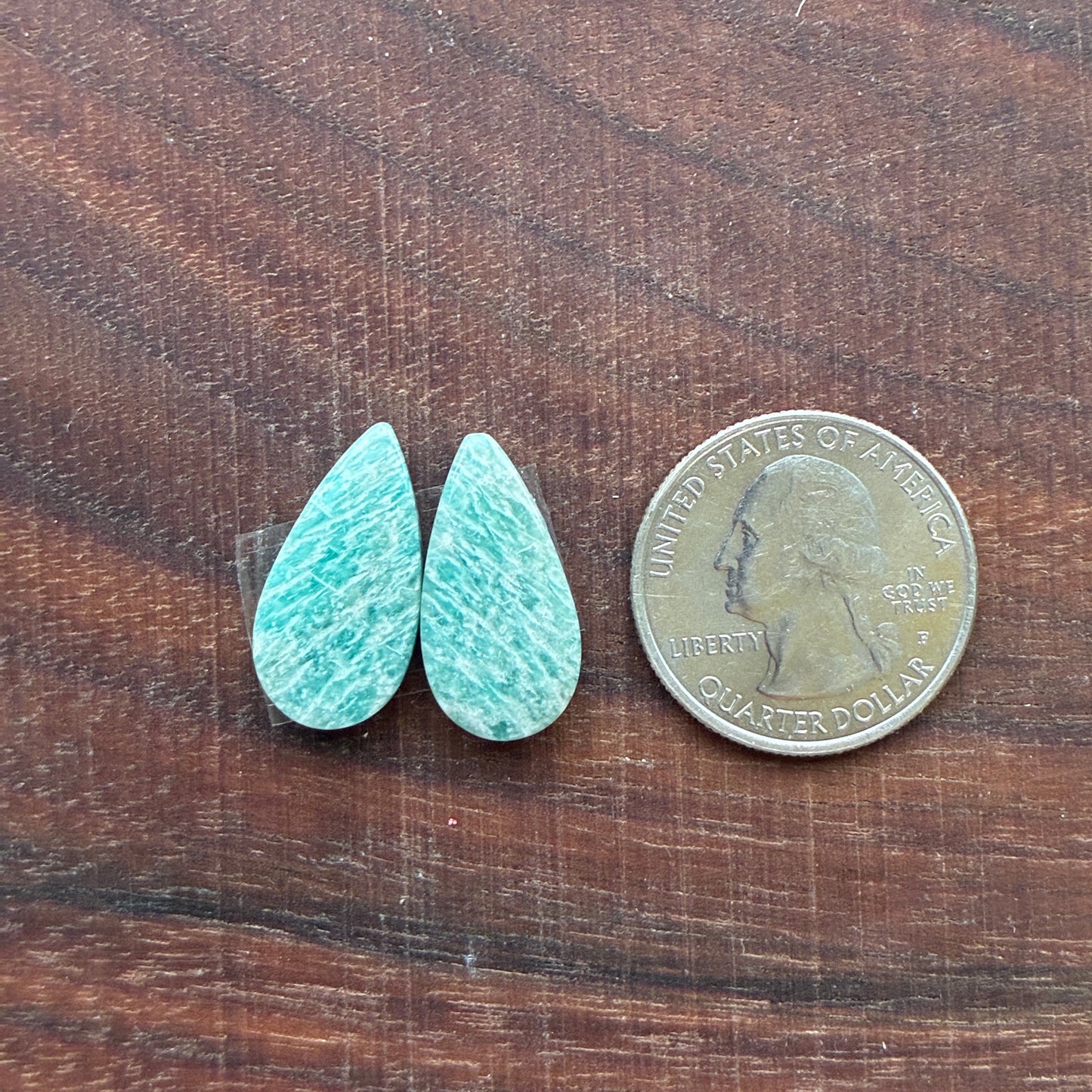 Amazonite - Cabochon Pair - Oval - Teardrop - Marquise - Round