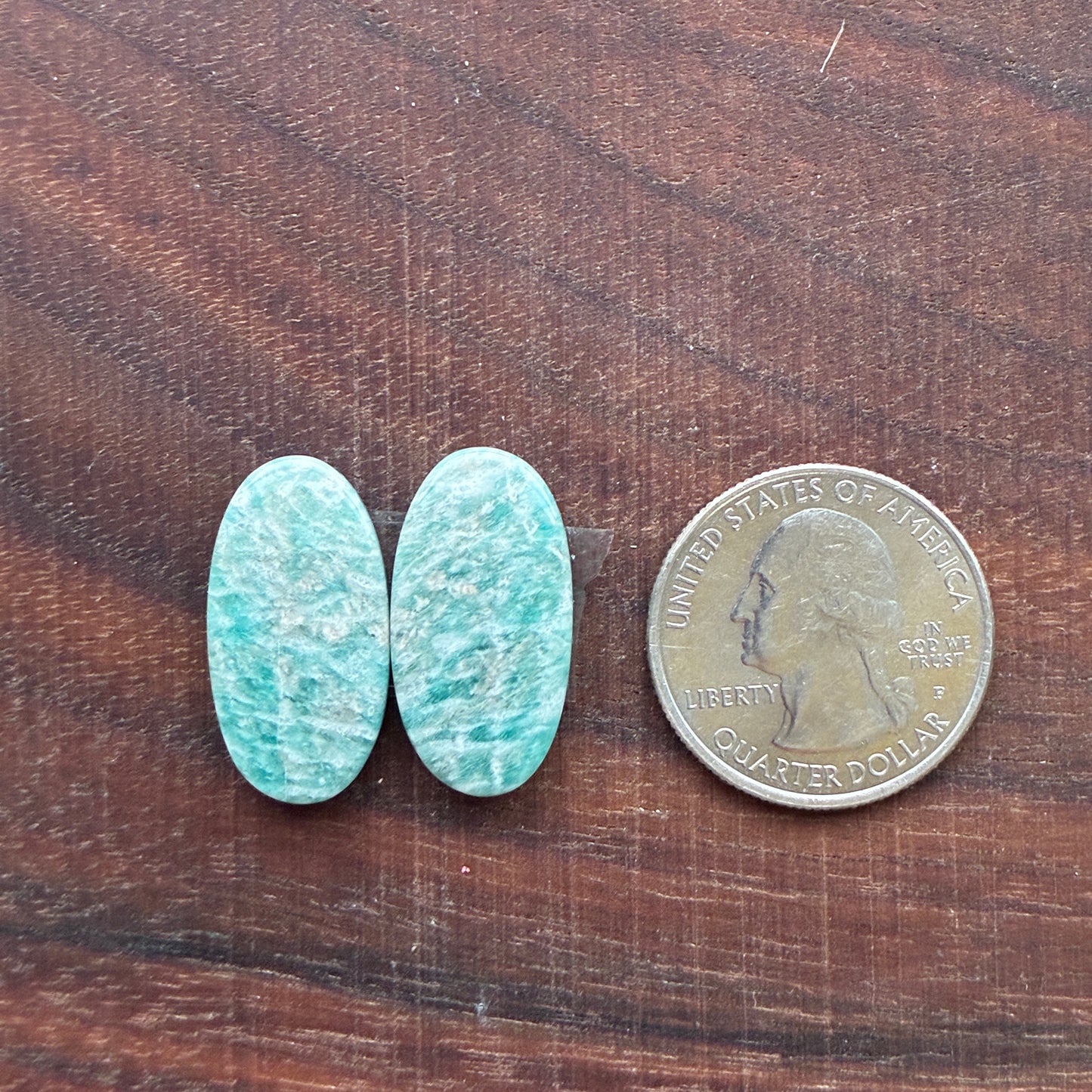 Amazonite - Cabochon Pair - Oval - Teardrop - Marquise - Round