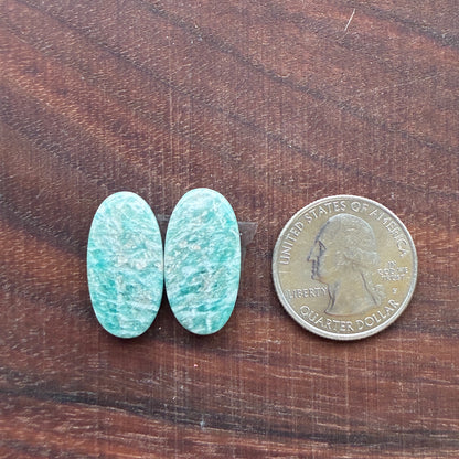 Amazonite - Cabochon Pair - Oval - Teardrop - Marquise - Round