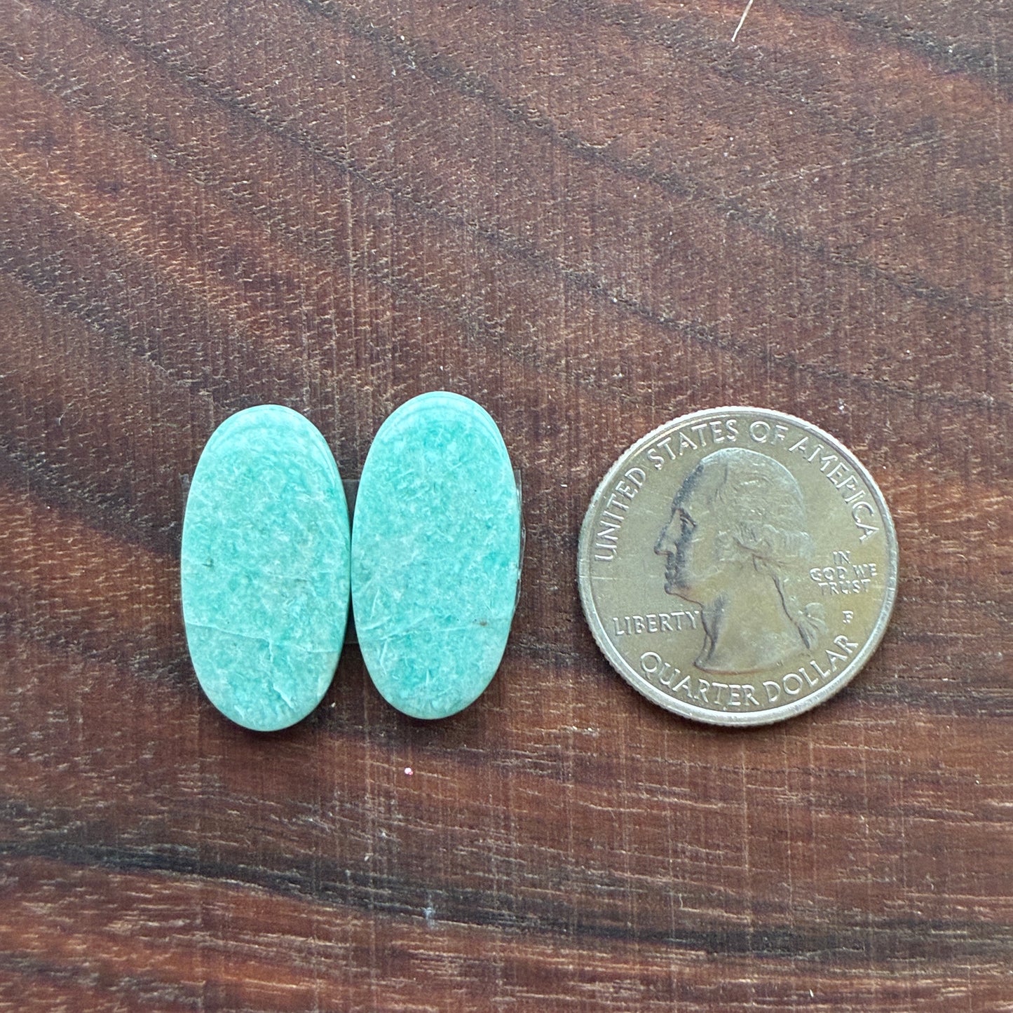Amazonite - Cabochon Pair - Oval - Teardrop - Marquise - Round