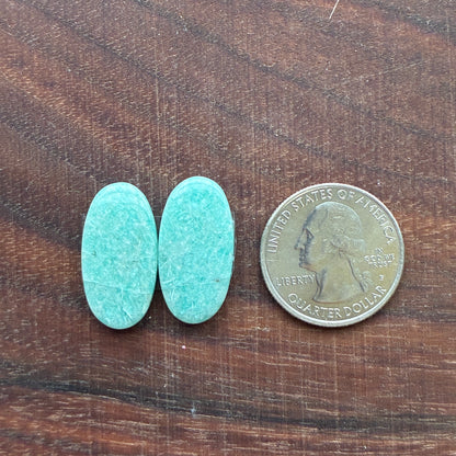 Amazonite - Cabochon Pair - Oval - Teardrop - Marquise - Round
