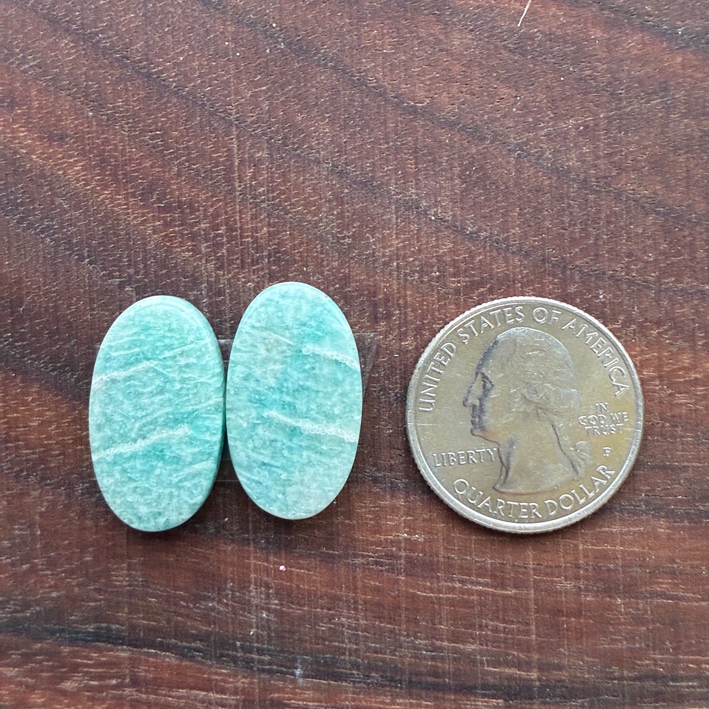 Amazonite - Cabochon Pair - Oval - Teardrop - Marquise - Round