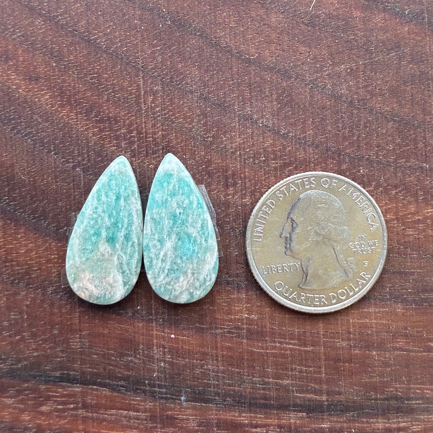 Amazonite - Cabochon Pair - Oval - Teardrop - Marquise - Round