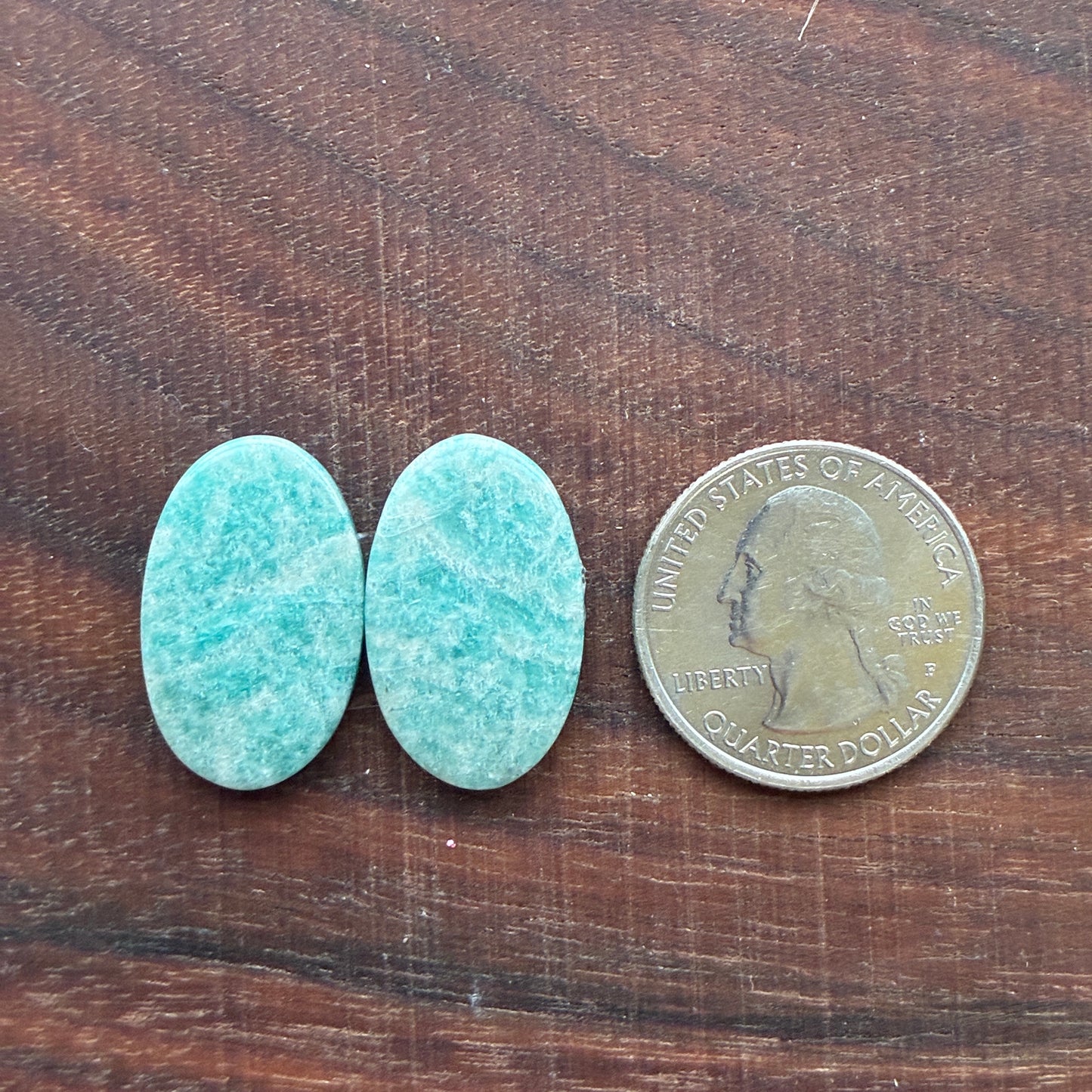 Amazonite - Cabochon Pair - Oval - Teardrop - Marquise - Round