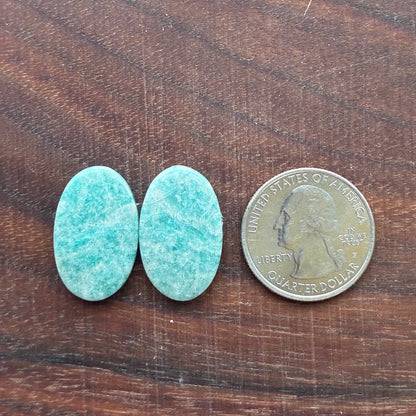 Amazonite - Cabochon Pair - Oval - Teardrop - Marquise - Round
