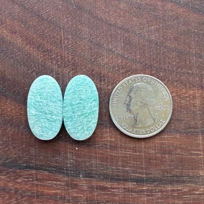 Amazonite - Cabochon Pair - Oval - Teardrop - Marquise - Round
