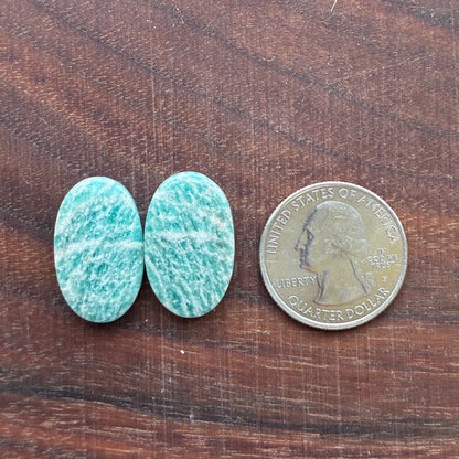 Amazonite - Cabochon Pair - Oval - Teardrop - Marquise - Round