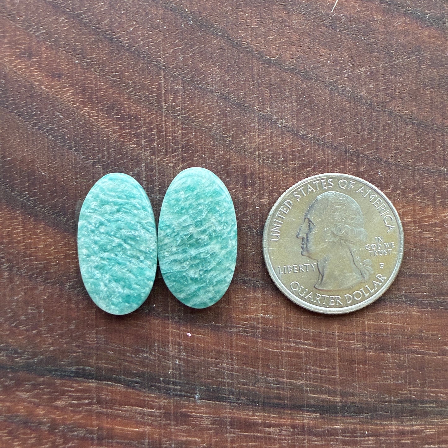 Amazonite - Cabochon Pair - Oval - Teardrop - Marquise - Round