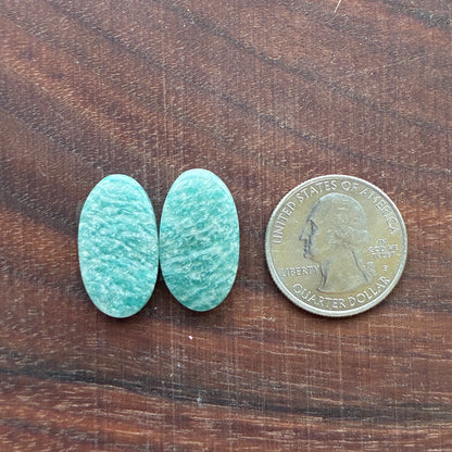 Amazonite - Cabochon Pair - Oval - Teardrop - Marquise - Round