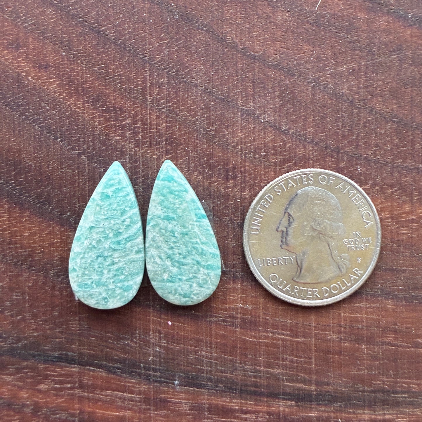 Amazonite - Cabochon Pair - Oval - Teardrop - Marquise - Round