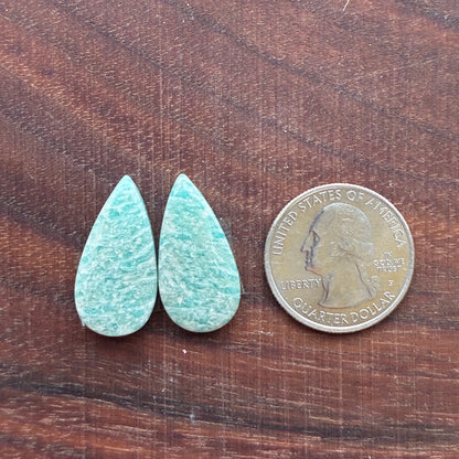 Amazonite - Cabochon Pair - Oval - Teardrop - Marquise - Round