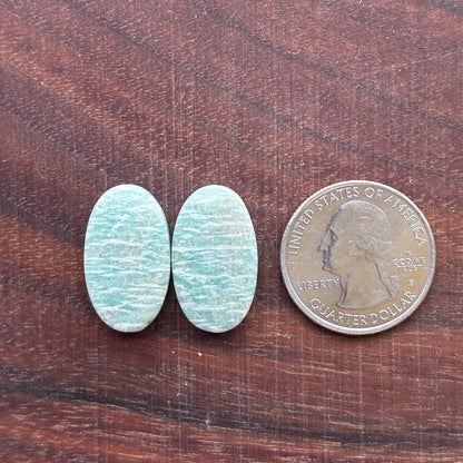 Amazonite - Cabochon Pair - Oval - Teardrop - Marquise - Round
