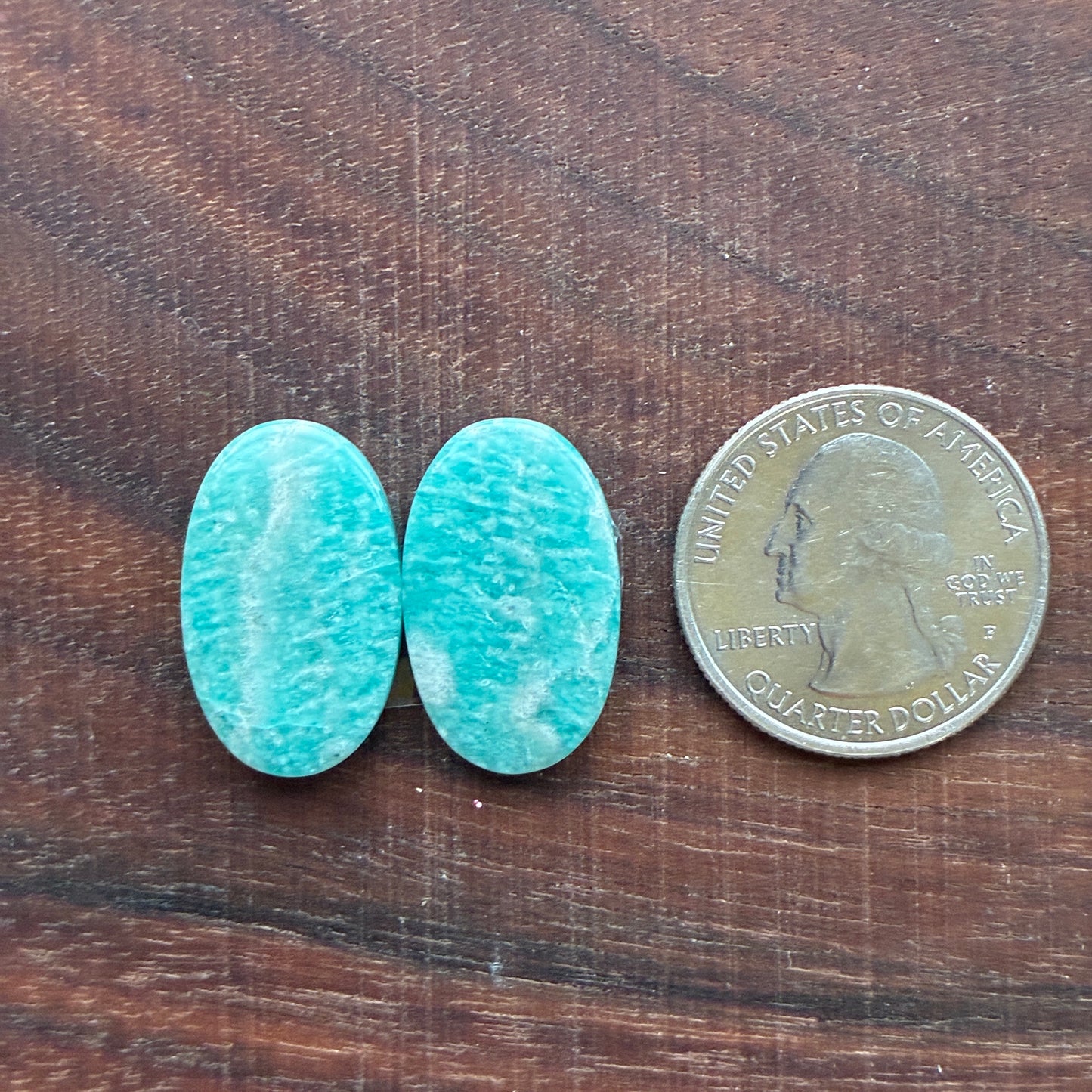 Amazonite - Cabochon Pair - Oval - Teardrop - Marquise - Round