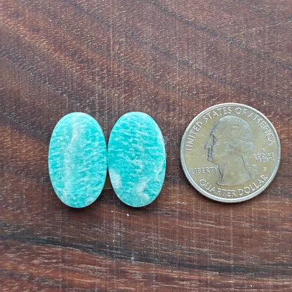 Amazonite - Cabochon Pair - Oval - Teardrop - Marquise - Round