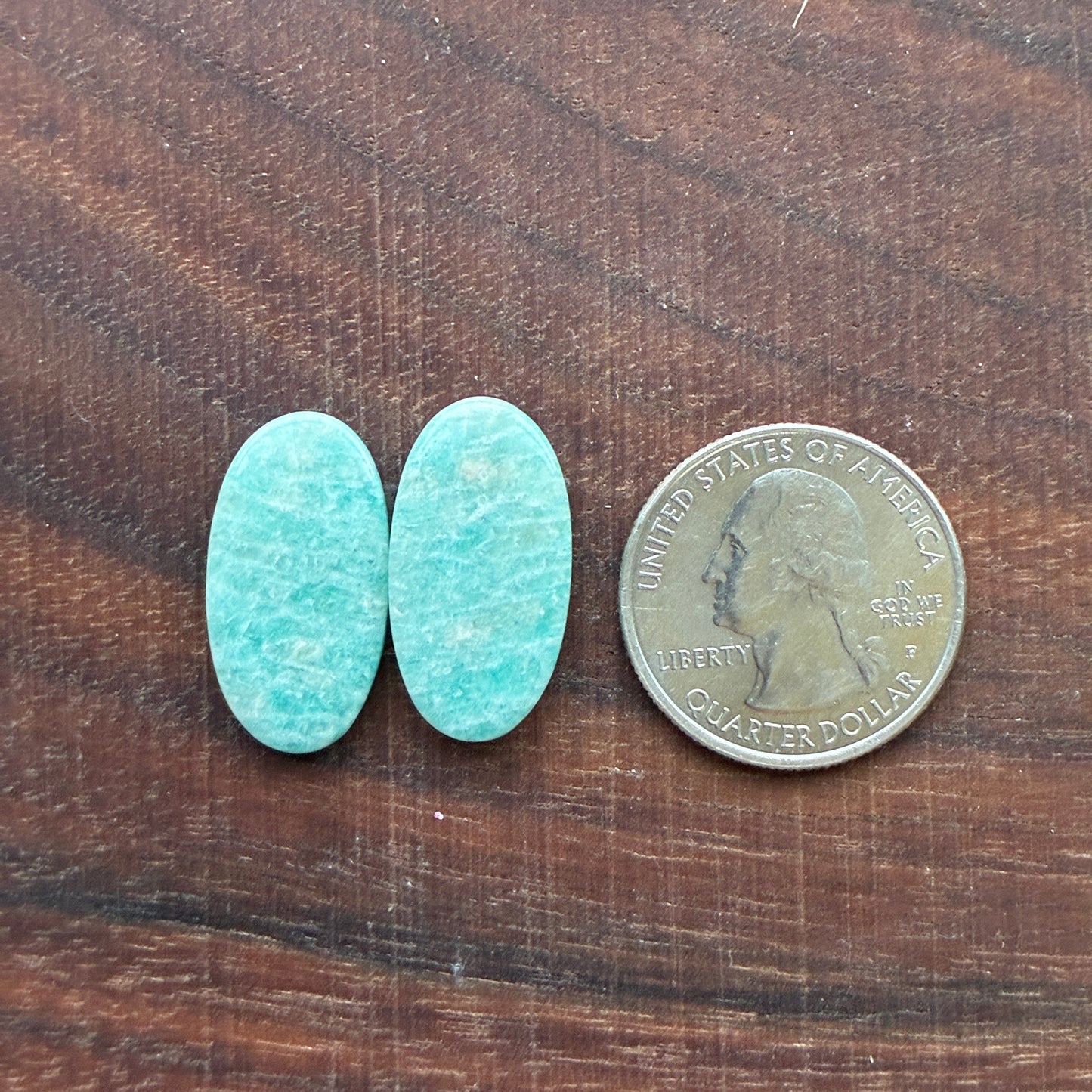 Amazonite - Cabochon Pair - Oval - Teardrop - Marquise - Round