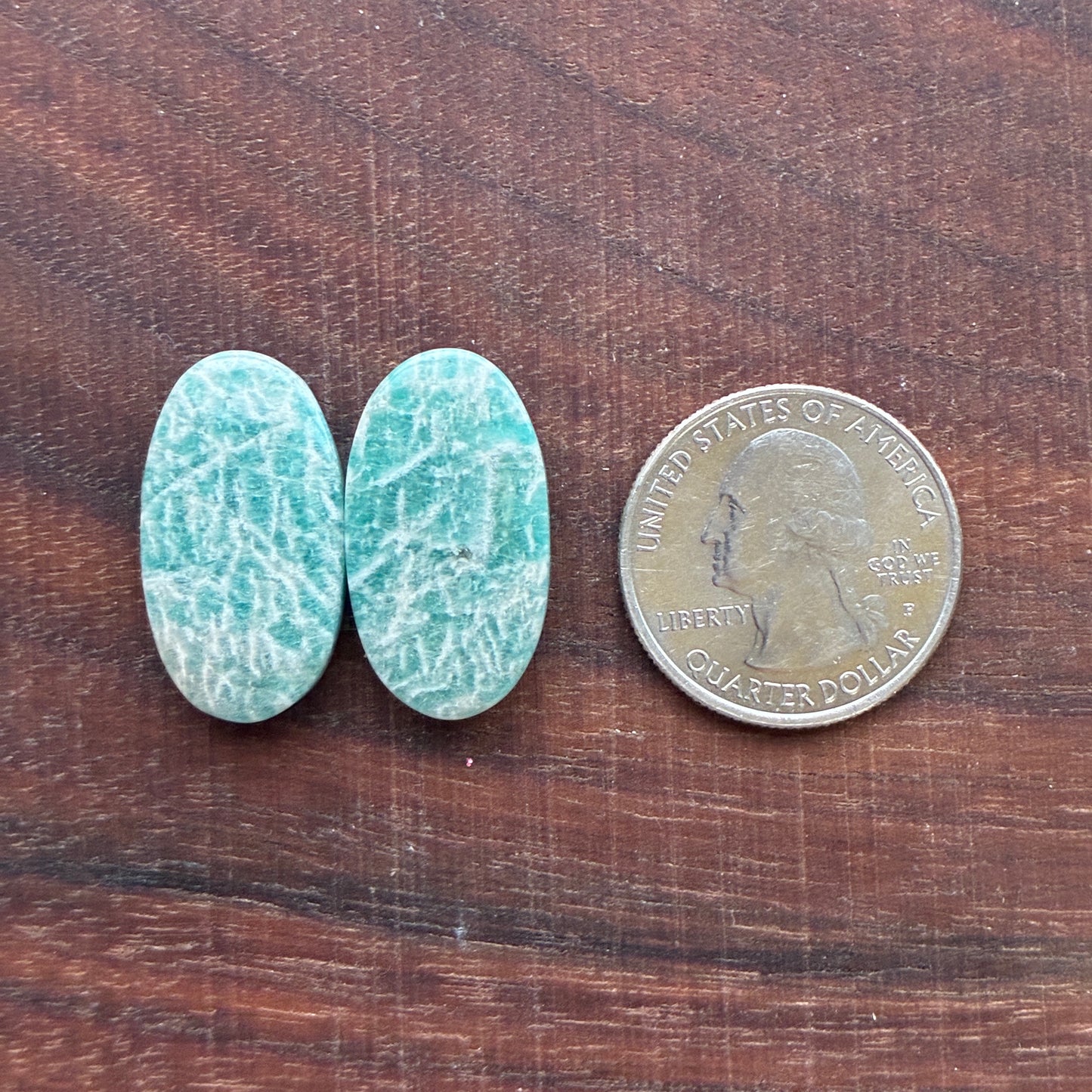 Amazonite - Cabochon Pair - Oval - Teardrop - Marquise - Round