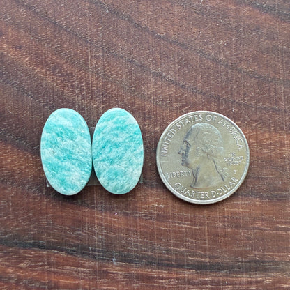 Amazonite - Cabochon Pair - Oval - Teardrop - Marquise - Round