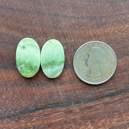 Serpentine - Cabochon Pair - Oval - Teardrop - Round