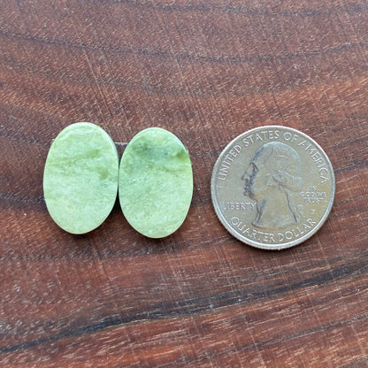 Serpentine - Cabochon Pair - Oval - Teardrop - Round