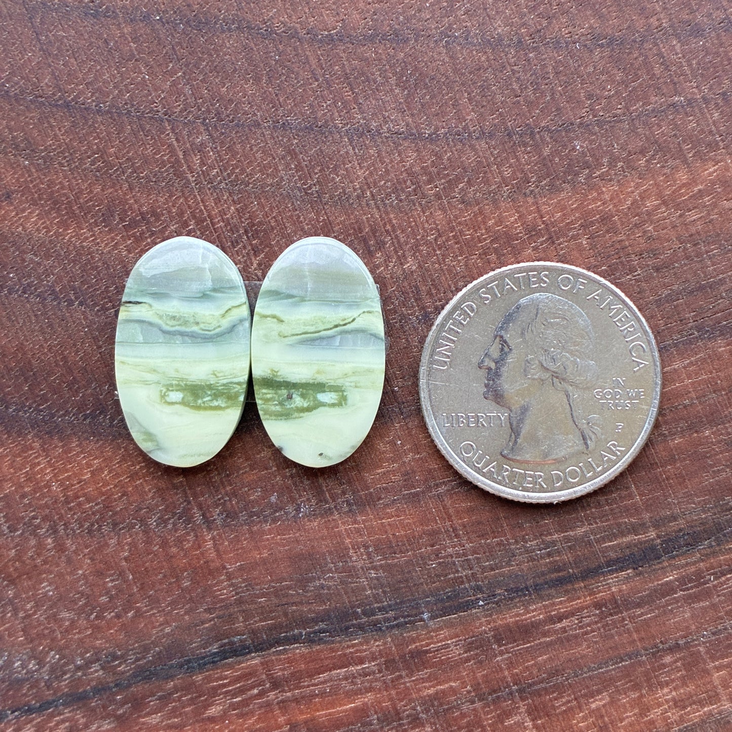 Serpentine - Cabochon Pair - Oval - Teardrop - Round