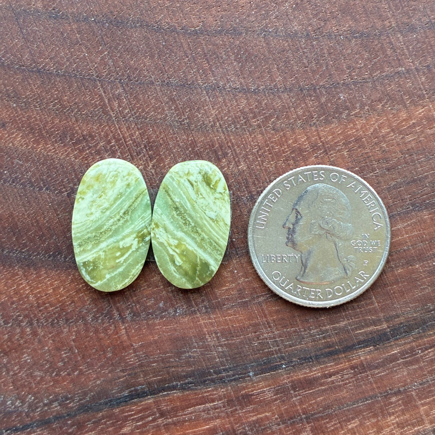 Serpentine - Cabochon Pair - Oval - Teardrop - Round