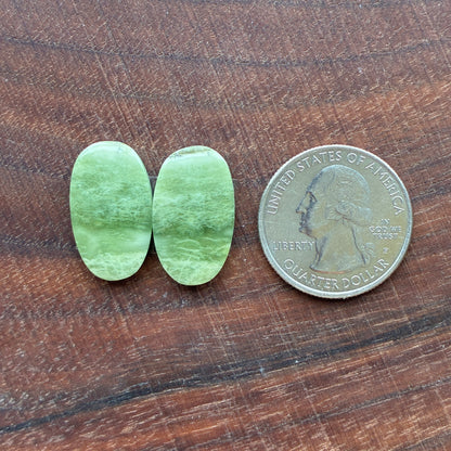 Serpentine - Cabochon Pair - Oval - Teardrop - Round