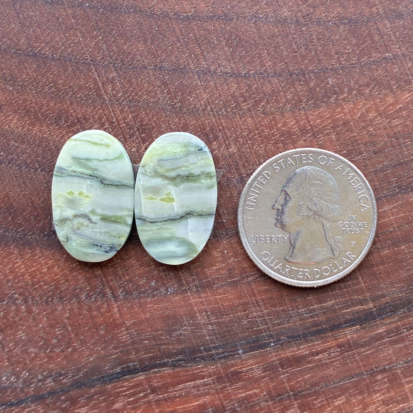 Serpentine - Cabochon Pair - Oval - Teardrop - Round