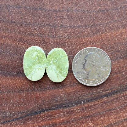 Serpentine - Cabochon Pair - Oval - Teardrop - Round