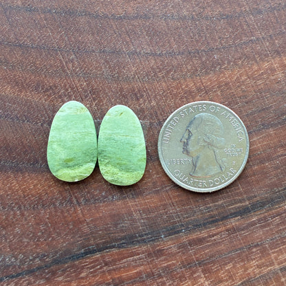 Serpentine - Cabochon Pair - Oval - Teardrop - Round