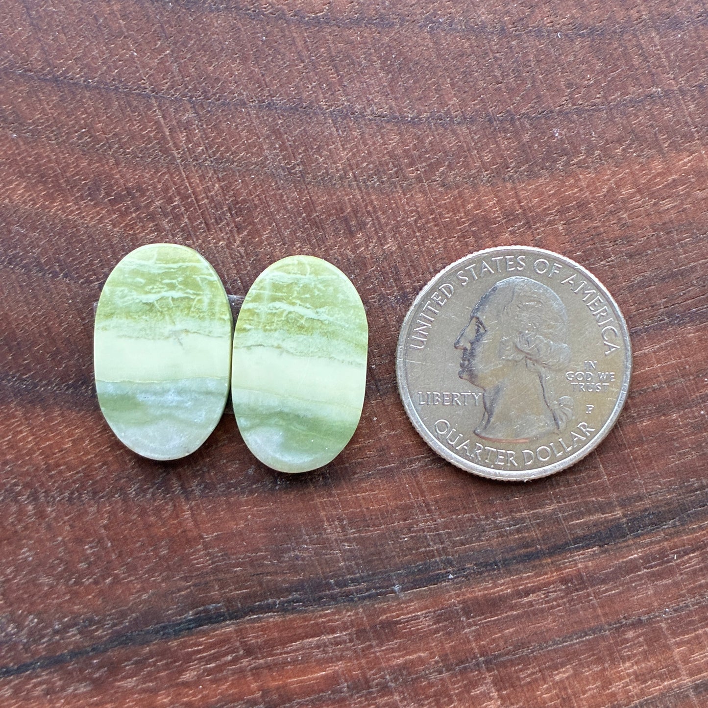 Serpentine - Cabochon Pair - Oval - Teardrop - Round