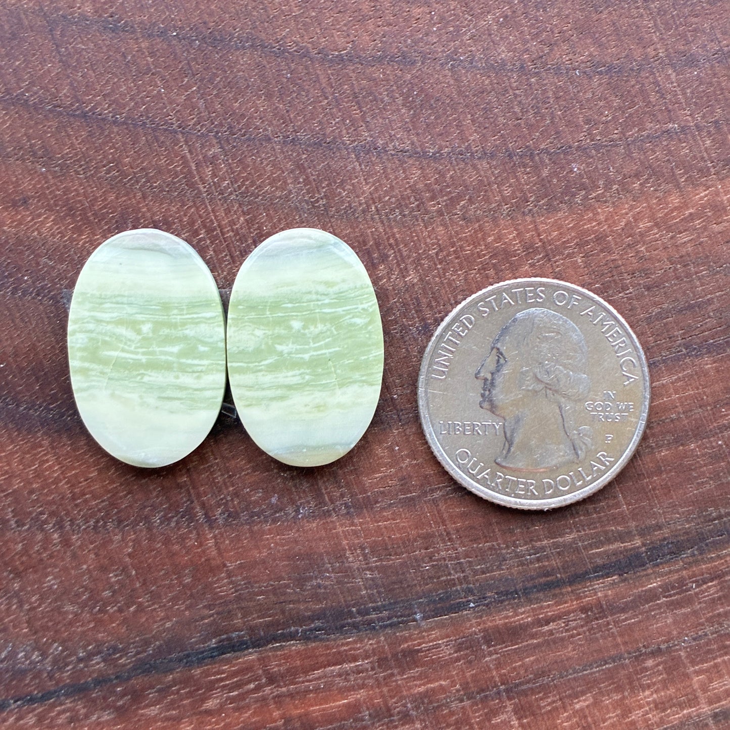 Serpentine - Cabochon Pair - Oval - Teardrop - Round
