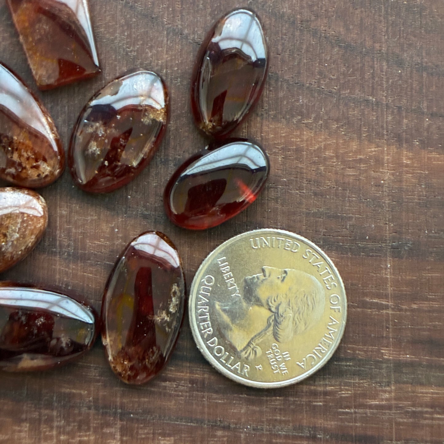 Hessonite Garnet - Cabochon - Oval