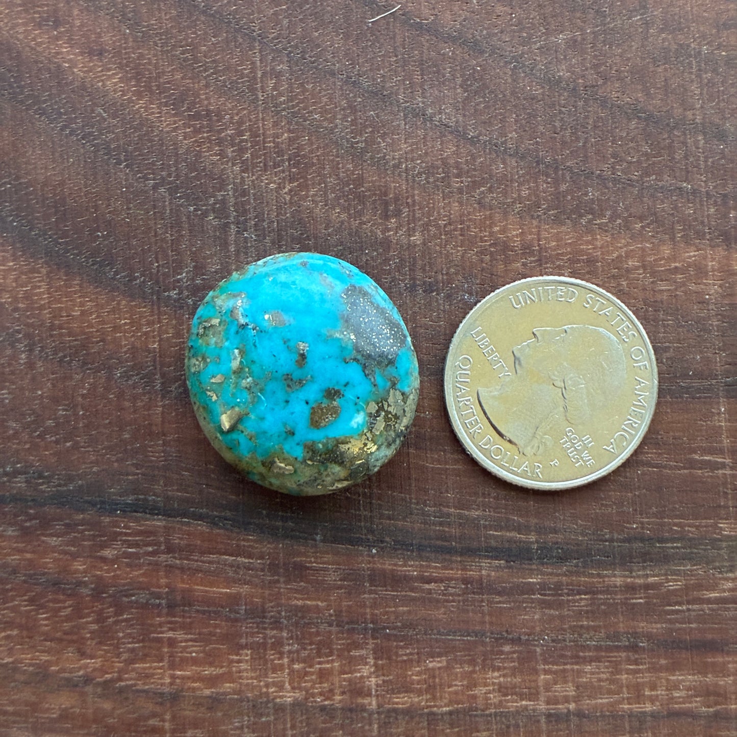 Persian Turquoise - Cabochon - Rough Back - Thick