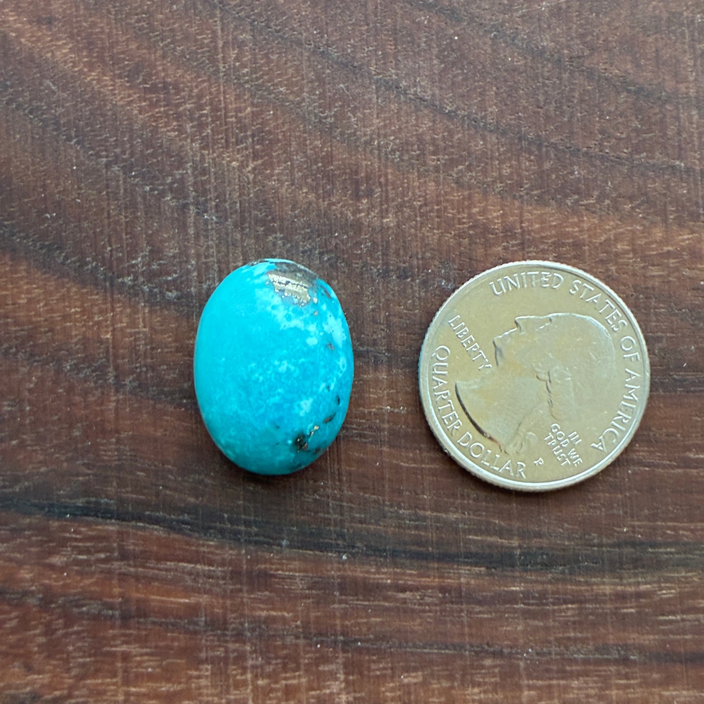 Persian Turquoise - Cabochon - Rough Back - Thick