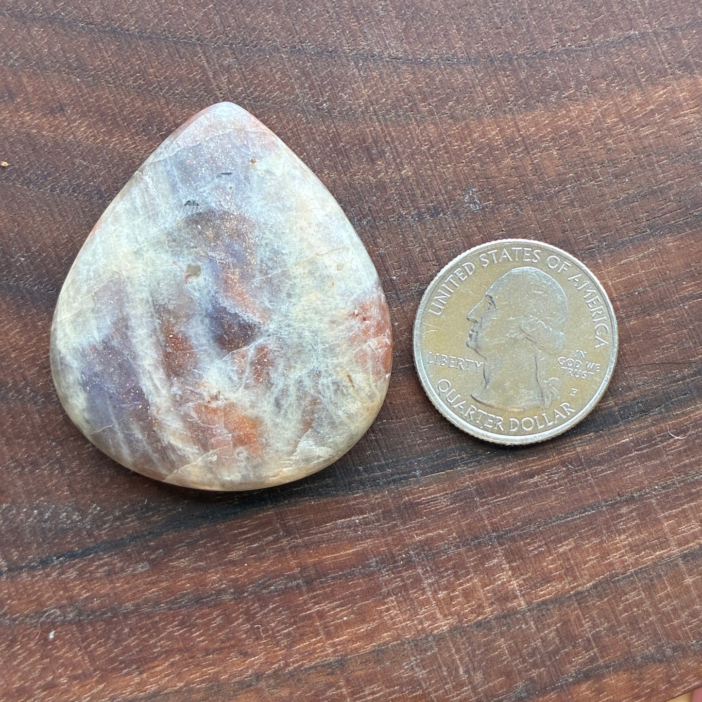 Belomorite - Moonstone Sunstone - Oval - Teardrop