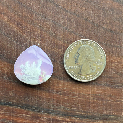 Limited New Color - Plum Agate Aurora Doublet - Cabochon - Pink - Heart - Marquise - Teardrop