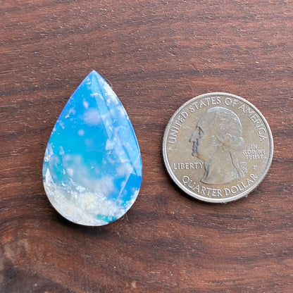 Plum Agate Aurora Doublet - Cabochon - Oval - Teardrop - Round