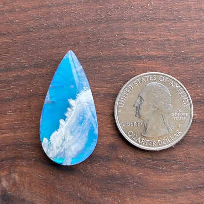 Plum Agate Aurora Doublet - Cabochon - Oval - Teardrop - Round