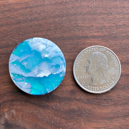 Plum Agate Aurora Doublet - Cabochon - Oval - Teardrop - Round