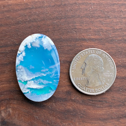 Plum Agate Aurora Doublet - Cabochon - Oval - Teardrop - Round