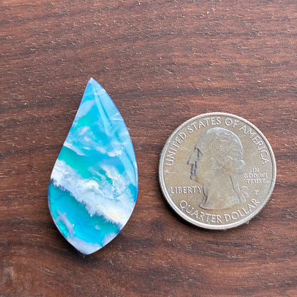 Plum Agate Aurora Doublet - Cabochon - Oval - Teardrop - Round