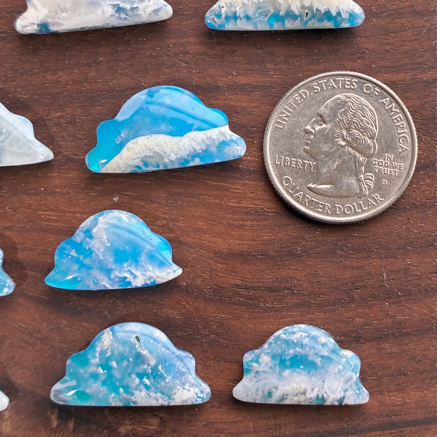 Mini Cloud - Plum Agate Aurora Doublet - Cabochon
