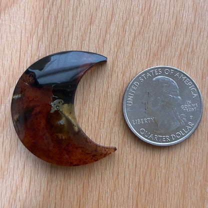Indonesia Grass Amber - Cabochon - Moon - Teardrop - Oval - Round