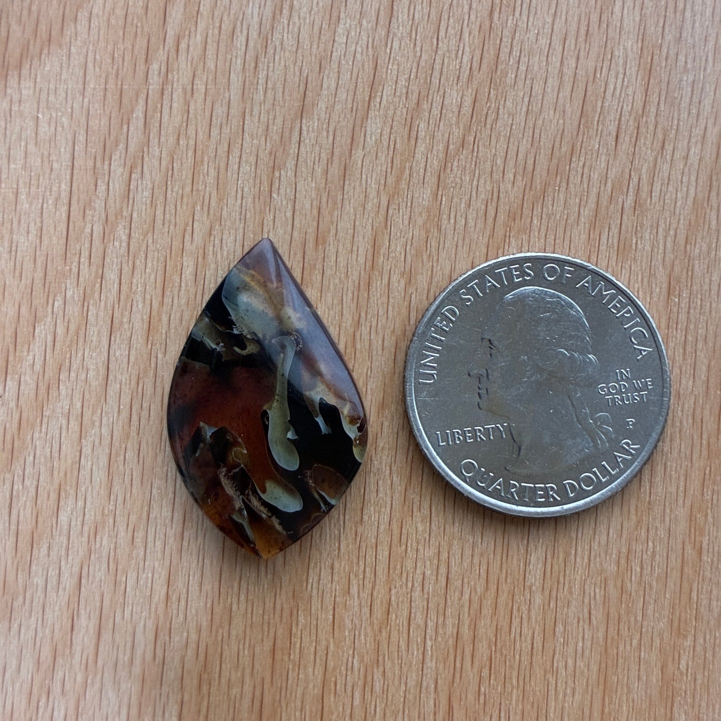 Indonesia Grass Amber - Cabochon - Moon - Teardrop - Oval - Round