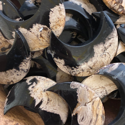 Indonesia Palm Root - Moon - Cabochon