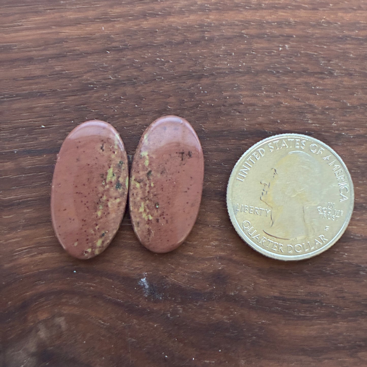 Australian Imperial Jasper - Cabochon Pair - Oval - Teardrop - Round
