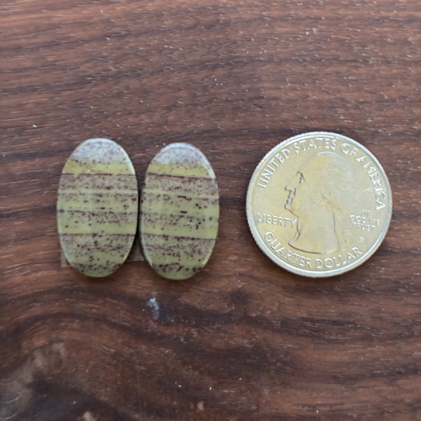 Australian Imperial Jasper - Cabochon Pair - Oval - Teardrop - Round