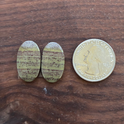 Australian Imperial Jasper - Cabochon Pair - Oval - Teardrop - Round