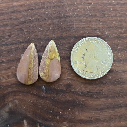 Australian Imperial Jasper - Cabochon Pair - Oval - Teardrop - Round